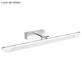 DecorBites™ Modern LED Vanity Light Fixture - Swivelable Linear Acrylic Wall Mount Lamp for Bathrooms