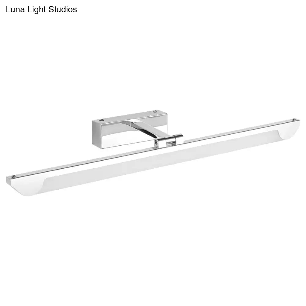 DecorBites™ Modern LED Vanity Light Fixture - Swivelable Linear Acrylic Wall Mount Lamp for Bathrooms