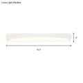 DecorBites™ Modern LED Vanity Light Fixture - Wall Mounted Acrylic Rectangular Design in Natural White Light, 16.5"/20.5"/24.5" Wide