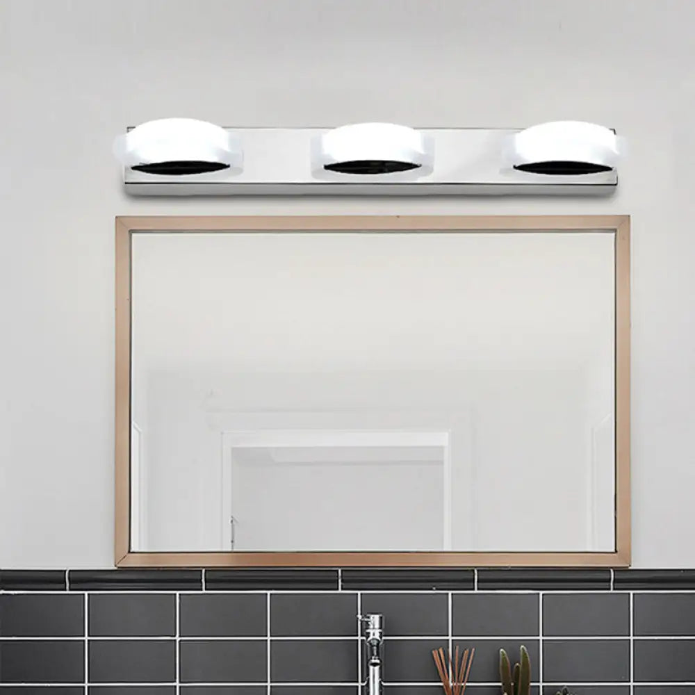 DecorBites™ Modern LED Vanity Mirror Light with Rotatable Acrylic Design and Warm/White Lighting - Perfect for Bathrooms