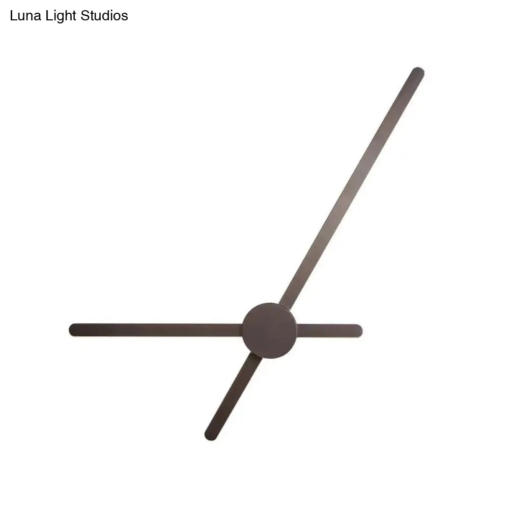 DecorBites™ Modern LED Wall Lamp with Coffee Finish - Perfect Corner Lighting Fixture