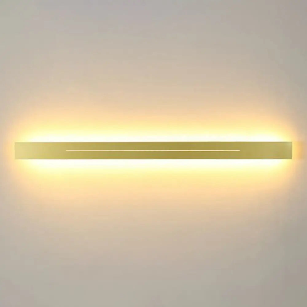 DecorBites™ Modern LED Wall Light Fixture: Rectangular Linear Living Room Sconce Lighting