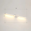 DecorBites™ Modern LED Wall-Mounted Vanity Lamp for Bathroom – Minimalistic Acrylic Pole Design