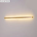 DecorBites™ Modern LED Wall Sconce Lamp - Simple Linear Stairway Light in Gold - White/Warm/Natural Light