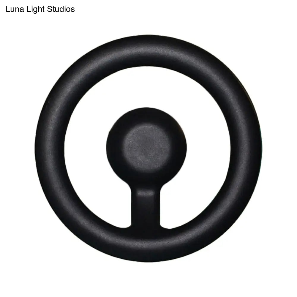 DecorBites™ Modern LED Wall Sconce with Black/White Aluminum Shade for Bedroom