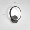 DecorBites™ Modern LED Wall Sconce with Nordic Geometric Design in Grey Metal