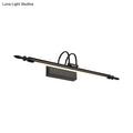 DecorBites™ Modern Linear LED Vanity Lighting for Bathroom - Metallic Finish, 22"/26" Wide, Black/White, Warm Light