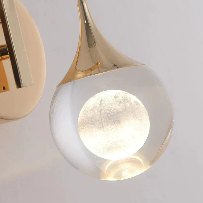 DecorBites™ Modern Luxurious Crystal Led Wall Lamp Sconce for Bedroom