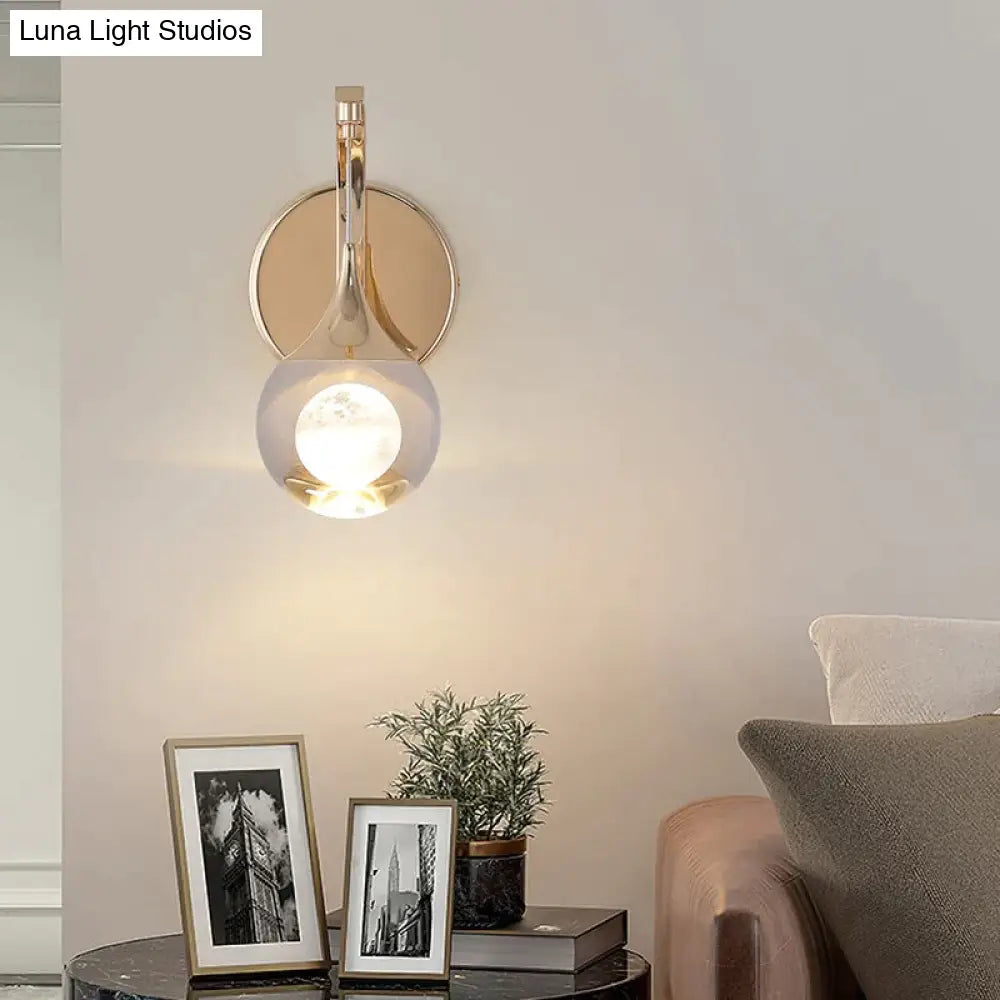 DecorBites™ Modern Luxurious Crystal Led Wall Lamp Sconce for Bedroom