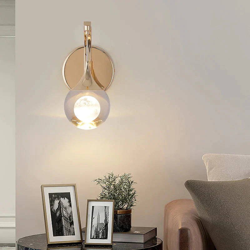 DecorBites™ Modern Luxurious Crystal Led Wall Lamp Sconce for Bedroom