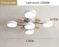 DecorBites™ Modern Macaron Ceiling Chandelier with 3-Color Dimming