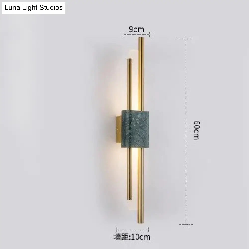 DecorBites™ Modern Marble Led  Wall Lamp For Living Room Bedroom Bathroom Loft Decor