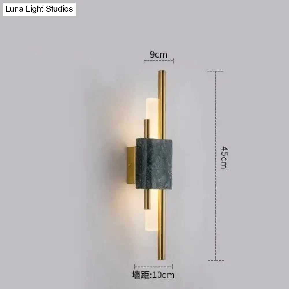 DecorBites™ Modern Marble Led  Wall Lamp For Living Room Bedroom Bathroom Loft Decor