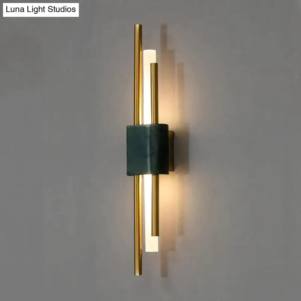 DecorBites™ Modern Marble Led  Wall Lamp For Living Room Bedroom Bathroom Loft Decor