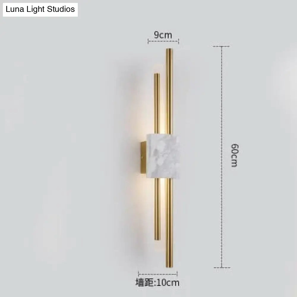 DecorBites™ Modern Marble Led  Wall Lamp For Living Room Bedroom Bathroom Loft Decor