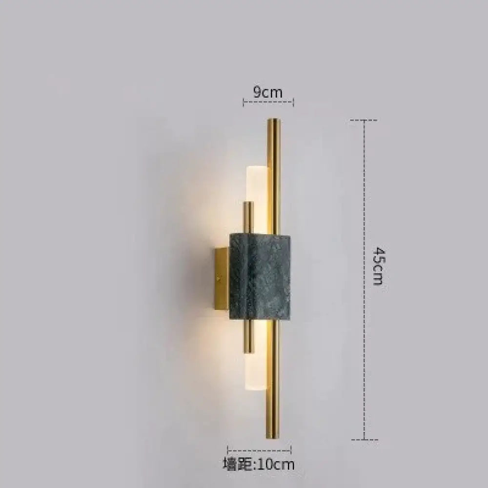 DecorBites™ Modern Marble Led  Wall Lamp For Living Room Bedroom Bathroom Loft Decor