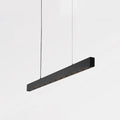 DecorBites™ Modern Matte Black LED Dining Room Island Lighting - Simplicity Metal Hanging Light