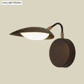 DecorBites™ Modern Metal Oval Wall Mount LED Light Fixture with Adjustable Arm - Perfect for Bedroom in Warm/Natural Light