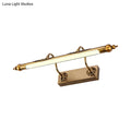 DecorBites™ Modern Metallic Linear Vanity Light - LED Brass Wall Sconce Lighting for Bathroom (18"/21.5" Wide) - Warm/White Lighting