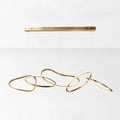 DecorBites™ Modern Minimalist Golden LED 5-6 Ring Hanging Light for Dining Room