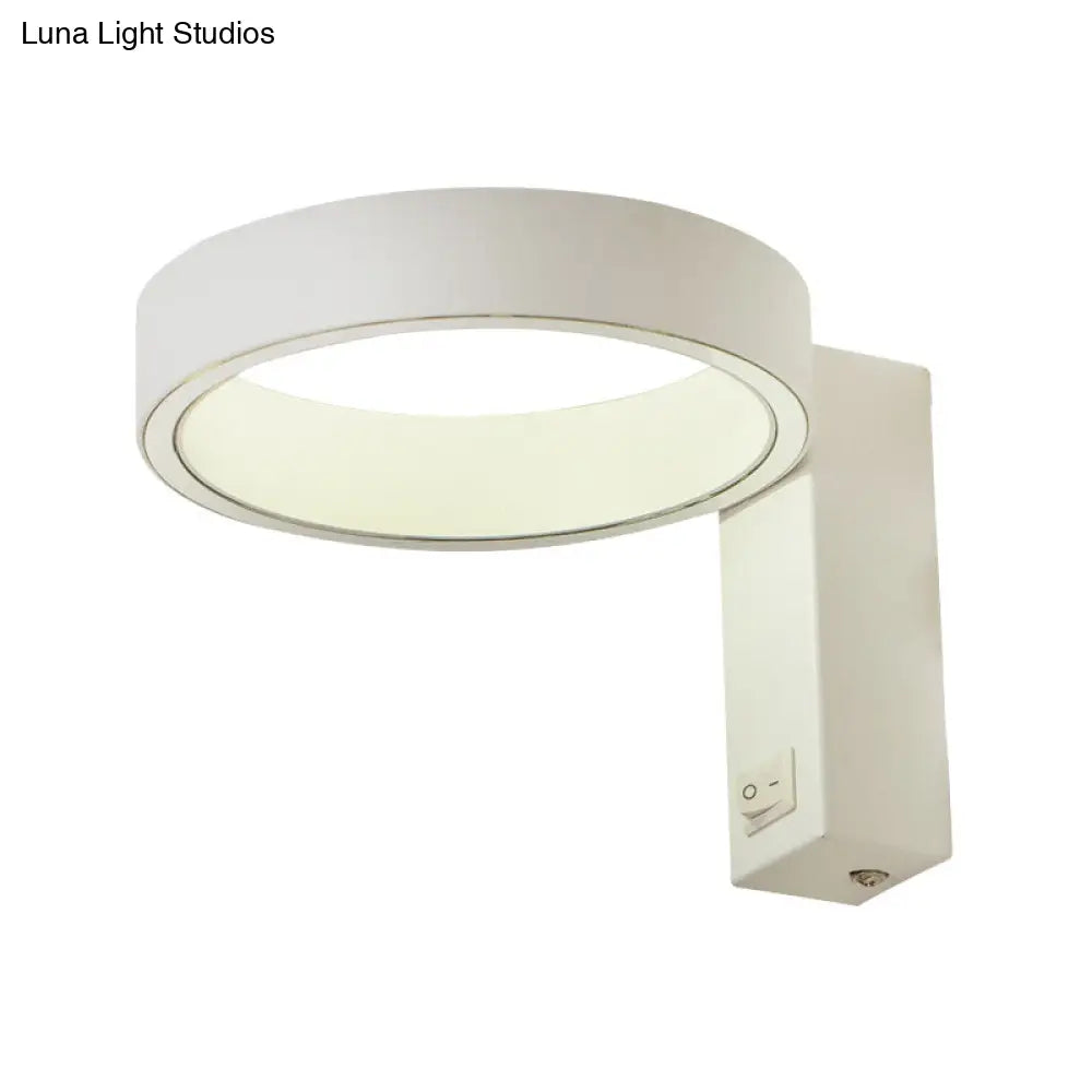 DecorBites™ Modern Minimalist LED Wall Sconce with Adjustable Aluminum Fixture – Warm or White Light for Living Room Décor
