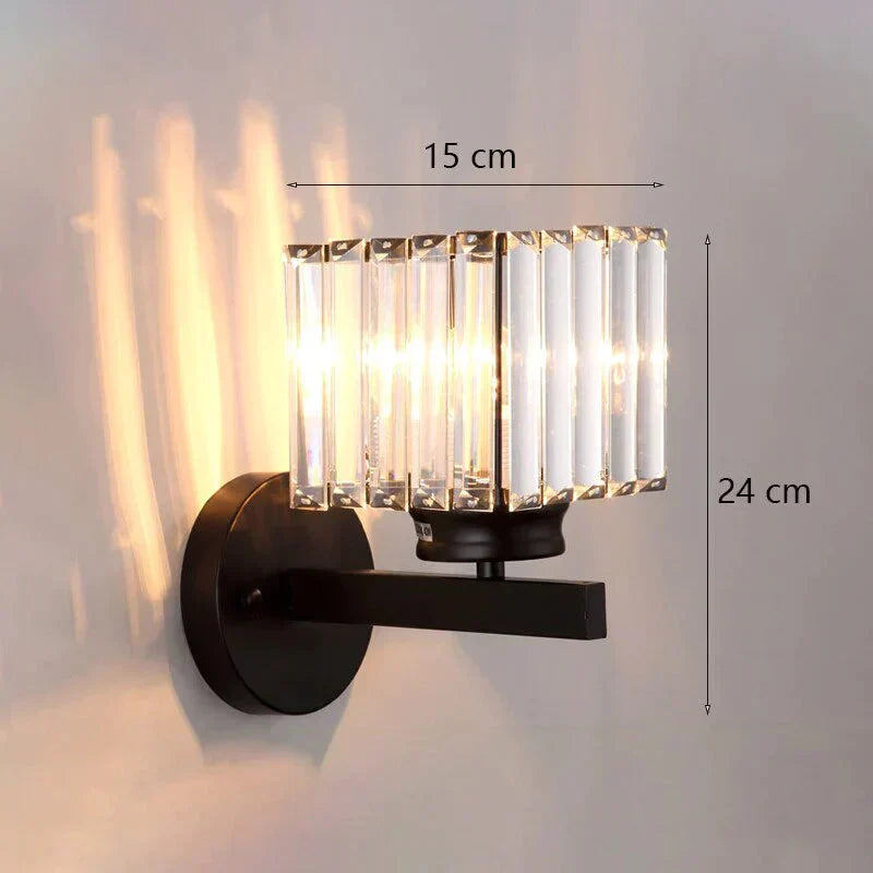 DecorBites™ Modern Minimalist Wall Lamp with Glass Shade for Bedside Lighting Living Room Lighting