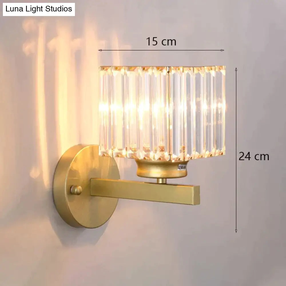 DecorBites™ Modern Minimalist Wall Lamp with Glass Shade for Bedside Lighting Living Room Lighting