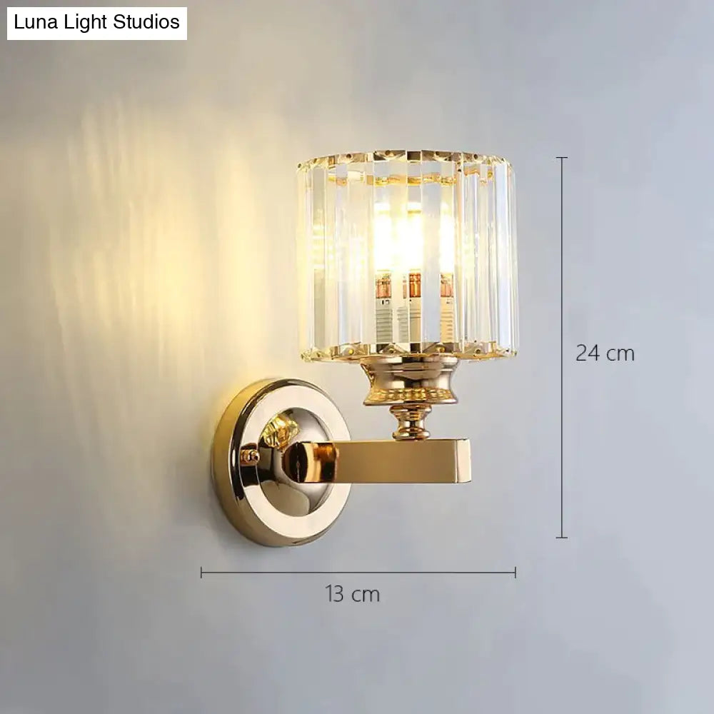 DecorBites™ Modern Minimalist Wall Lamp with Glass Shade for Bedside Lighting Living Room Lighting