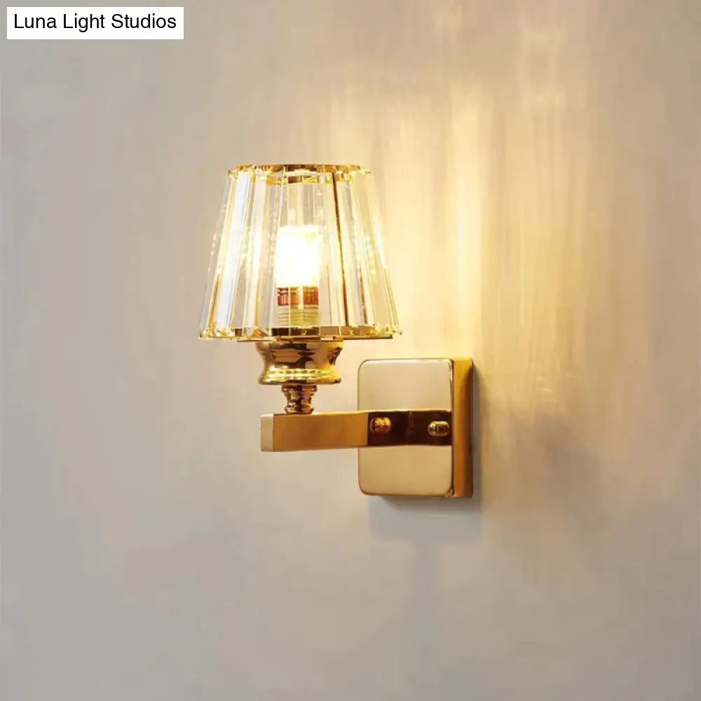 DecorBites™ Modern Minimalist Wall Lamp with Glass Shade for Bedside Lighting Living Room Lighting