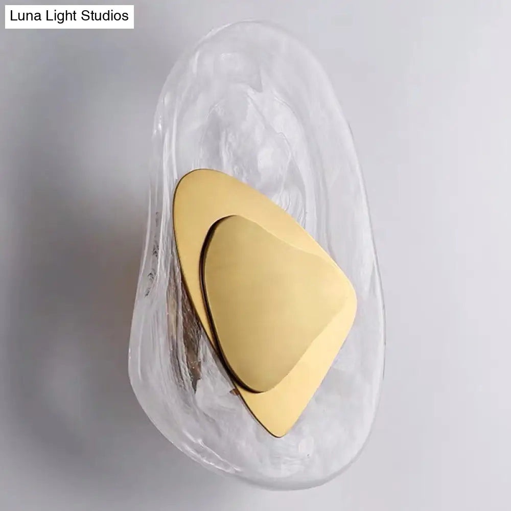 DecorBites™ Modern Nordic Sconce: Luxury Glass Wall Mount Light Fixture for Bedroom