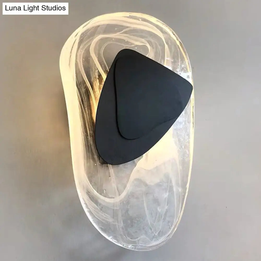 DecorBites™ Modern Nordic Sconce: Luxury Glass Wall Mount Light Fixture for Bedroom
