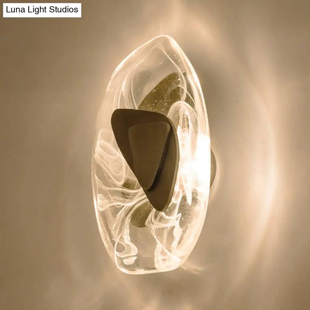 DecorBites™ Modern Nordic Sconce: Luxury Glass Wall Mount Light Fixture for Bedroom