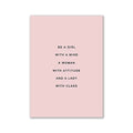 DecorBites™ Modern Pink Aesthetic Wall Art Decor