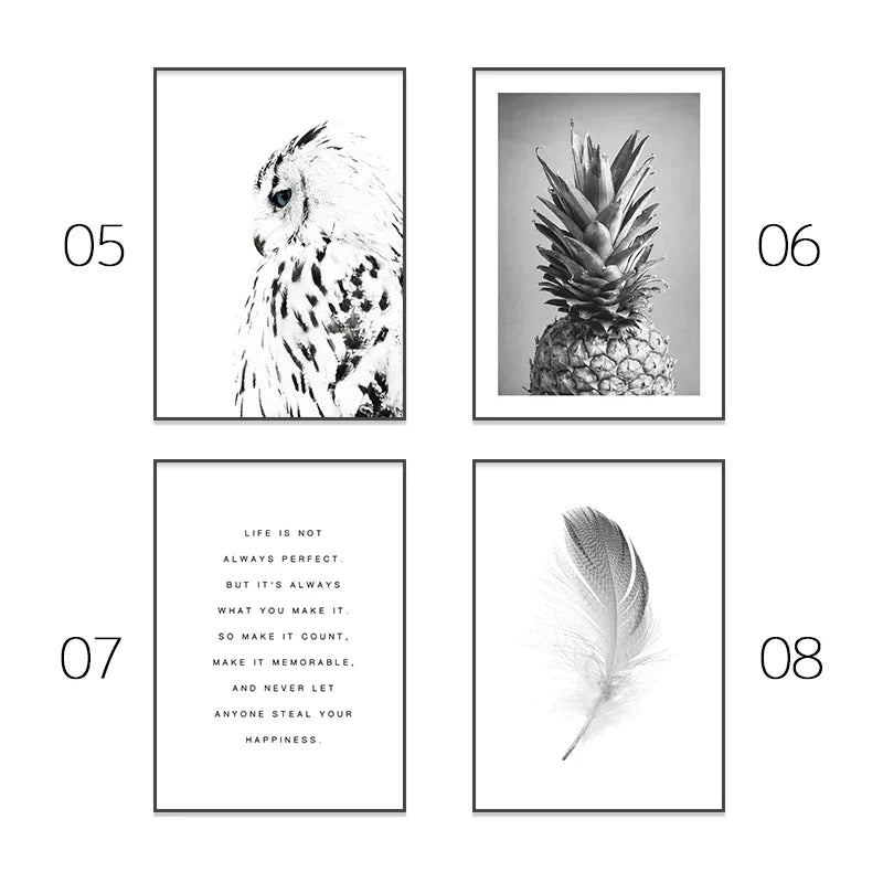 DecorBites™ Modern Pink Aesthetic Wall Art Set