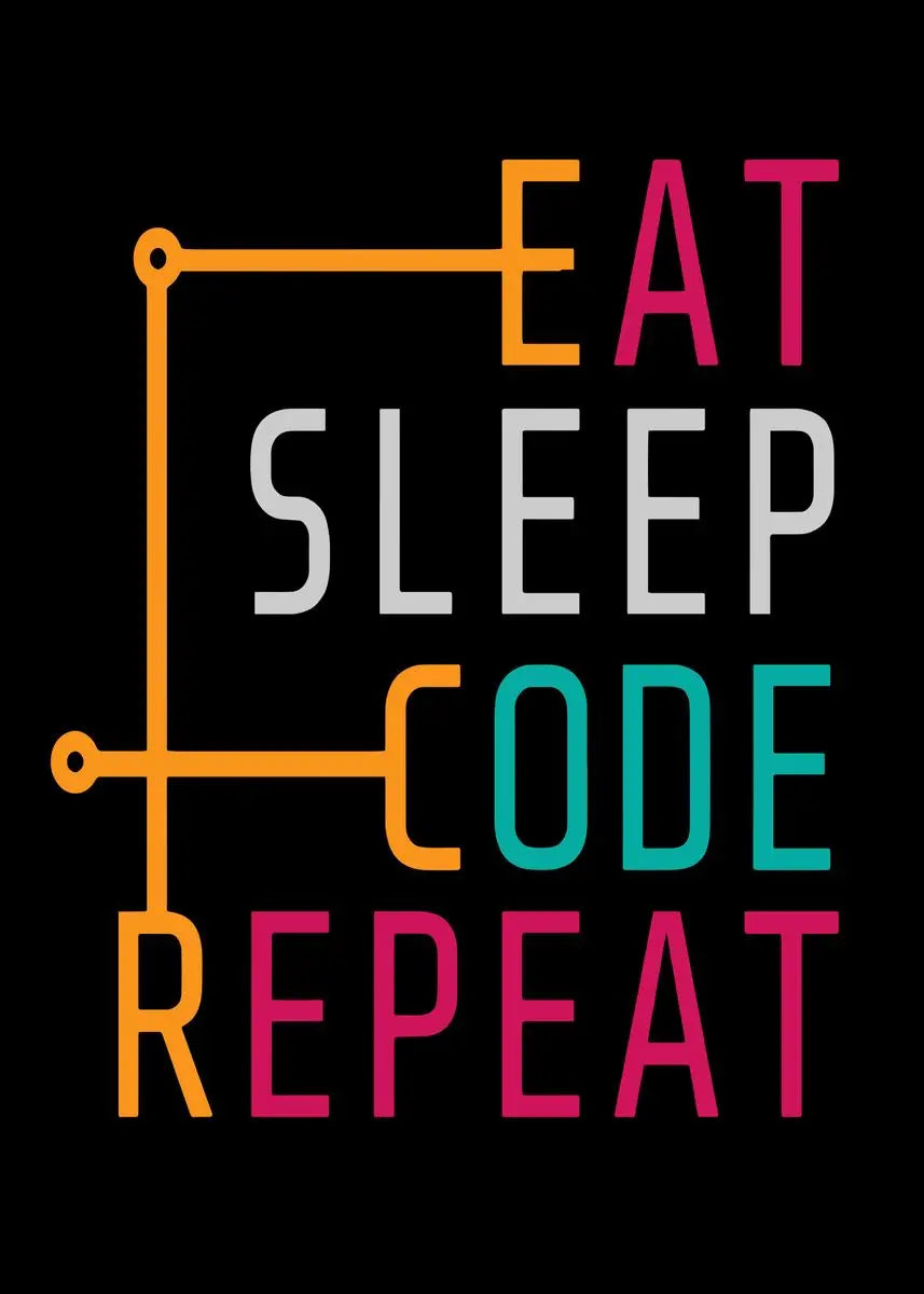 DecorBites™ Modern Programmer Gamer Canvas Wall Art