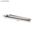 DecorBites™ Modern Rotatable Stainless Steel LED Vanity Sconce Light - 18.5"/24" - Chrome, Warm/White Lighting