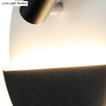 DecorBites™ Modern Round Wall Lamp - Black/White with LED Spotlight