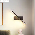 DecorBites™ Modern Slim LED Wall Sconce with Acrylic Linear Design in White/Black - Choose Warm or White Light