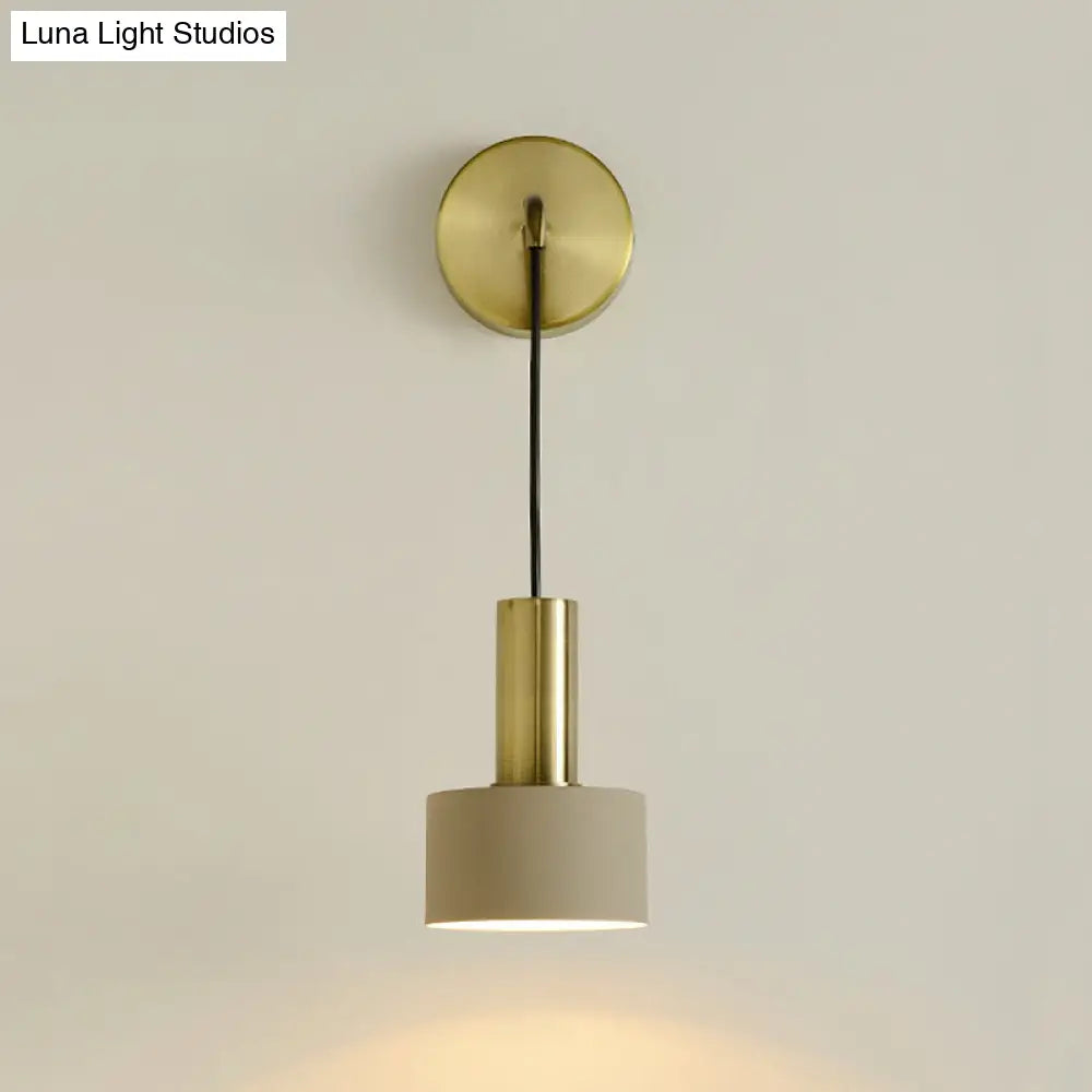 DecorBites™ Modern Small Wall Mounted Metallic Bedside Reading Light