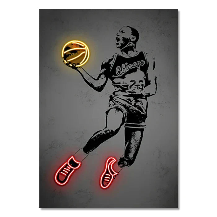 DecorBites™ Modern Sports Stars Wall Art Poster