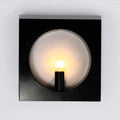 DecorBites™ Modern Square Wall Mounted Bedside Light in Black/White - Single Light Design