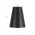 DecorBites™ Modern Trapezoid LED Wall Sconce in Black - Metallic Garden Wall Light