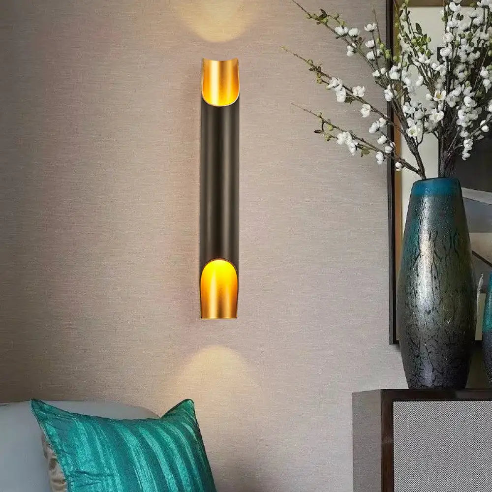 DecorBites™ Modern Tubular Aluminum Wall Sconce for Living Room Lighting