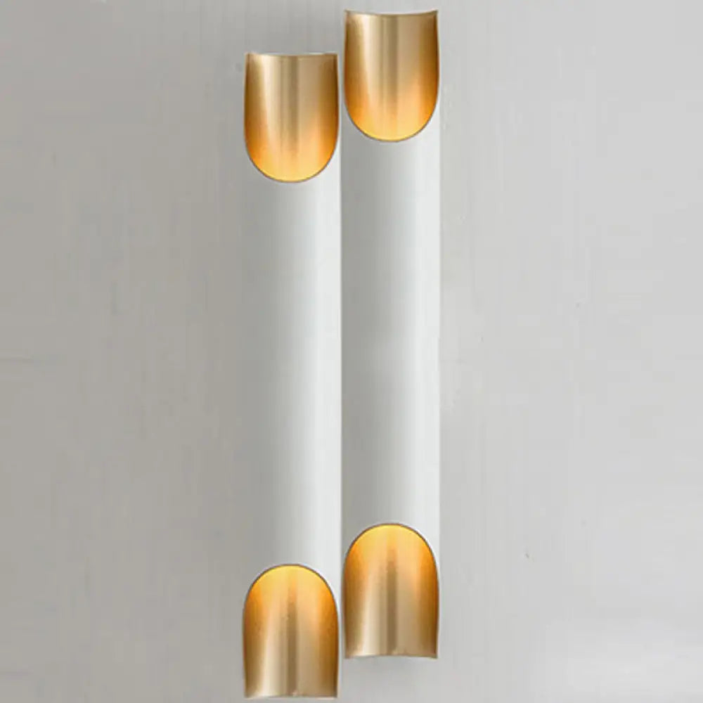 DecorBites™ Modern Tubular Aluminum Wall Sconce for Living Room Lighting