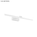 DecorBites™ Modern Tubular LED Vanity Lamp in Black/White Finish for Bathroom Wall Lighting