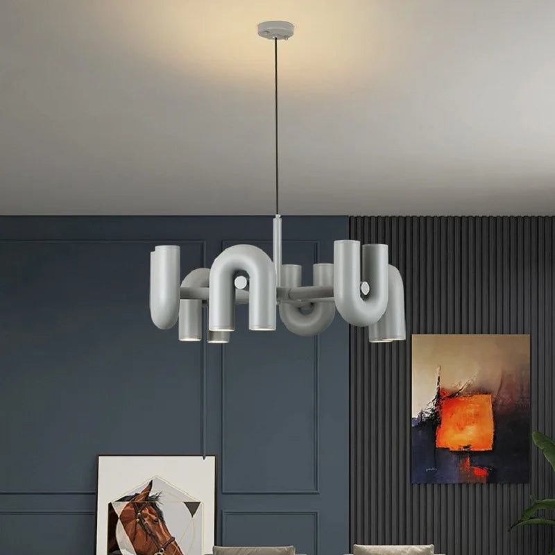 DecorBites™ Modern U-Shaped LED Ceiling Chandelier