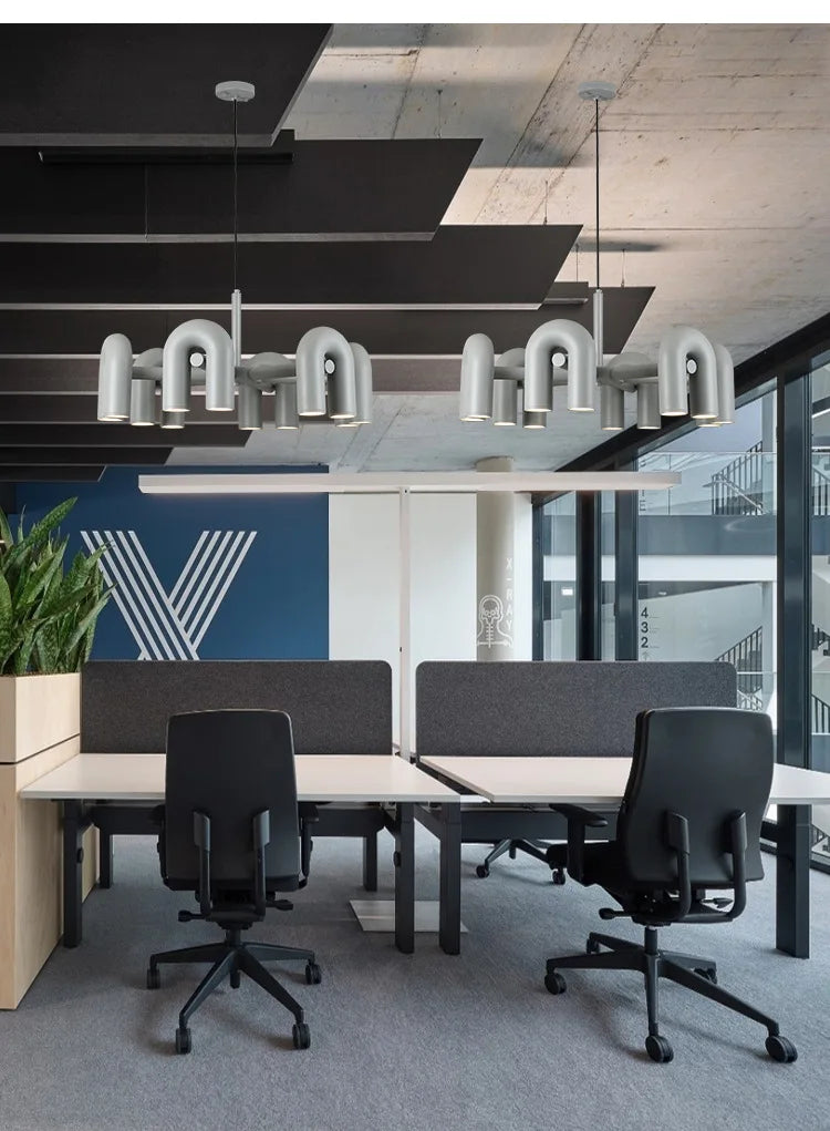 DecorBites™ Modern U-Shaped LED Ceiling Chandelier