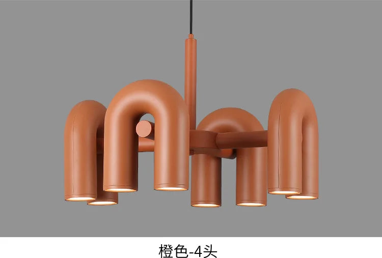 DecorBites™ Modern U-Shaped LED Ceiling Chandelier