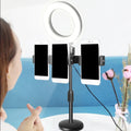 DecorBites™ Modern USB Vanity Light - Phone Support LED Fill Flush Lamp with Black Finish & Round Metal Shade