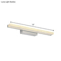DecorBites™ Modern Wall-Mounted LED Vanity Sconce with Acrylic Shade for Toilets in Warm/White Light